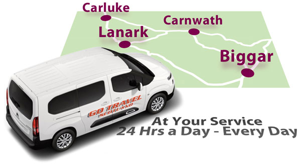Go Travel Taxi Service - Lanark, Carluke, Biggar, Clydesdale