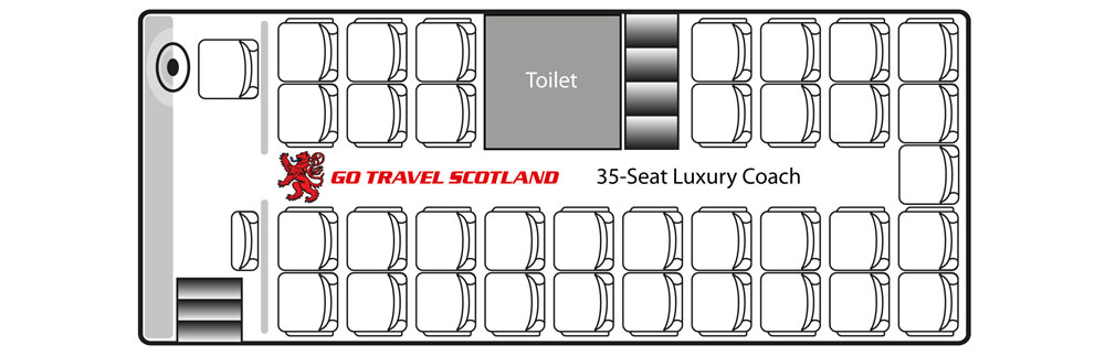 Executive Coach, 35-Seat Plan - Go Travel Scotland
