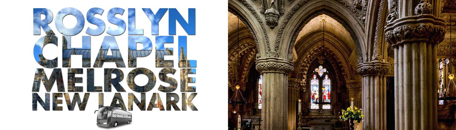 Rosslyn Chapel Pillars, Da Vinci Code Bus Tour from Edinburgh - Go Travel Scotland